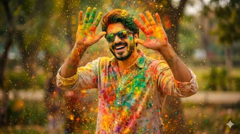 Best Holi AI Image Prompt for Boys: Copy and Paste Free